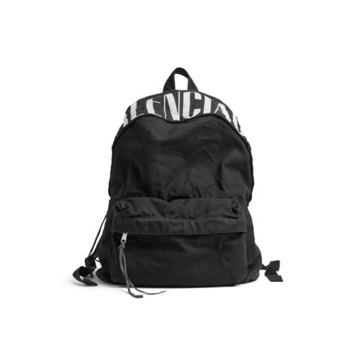 Balenciaga Sac À Dos Editor pour Homme en Noir/blanc