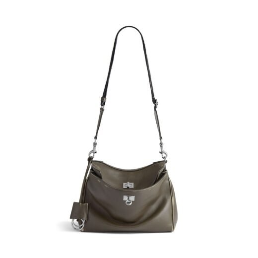 Balenciaga Sac Messenger Rodeo Petit pour Homme en Kaki