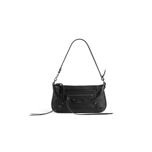 Balenciaga Pochette À Bandoulière Le City pour Femme en Noir
