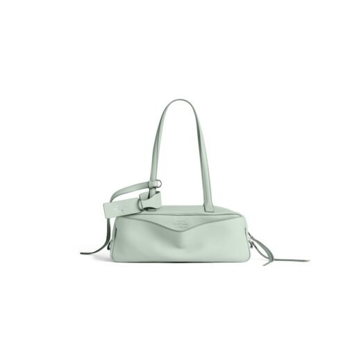 Balenciaga Sac Bowling Carrie Petit pour Femme en Vert Minéral