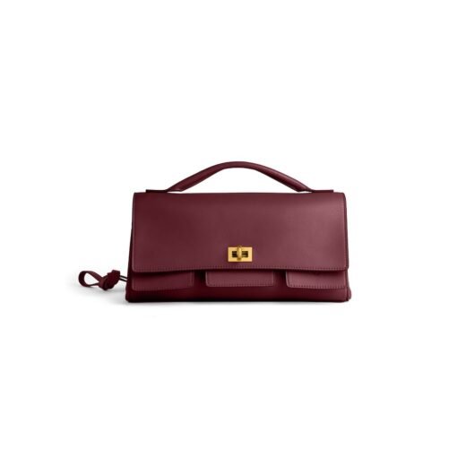 Balenciaga Pochette À Bandoulière Bel Air Petit pour Femme en Bordeaux Foncé