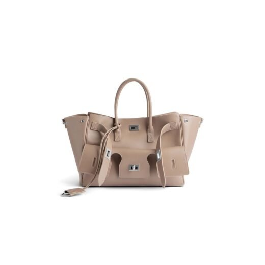 Balenciaga Sac Carry All Bel Air Petit pour Femme en Taupe