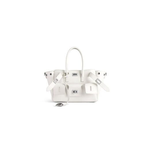 Balenciaga Sac Carry All Bel Air Mini pour Femme en Blanc