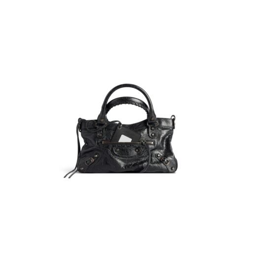 Balenciaga Sac Le City First pour Femme en Noir