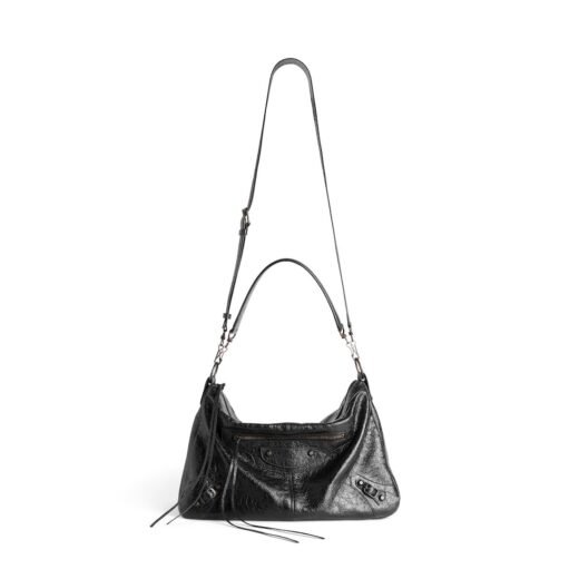 Balenciaga Le City Moto Moyen en Noir