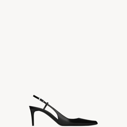 Saint Laurent VENDOME slingbacks en cuir glacé
