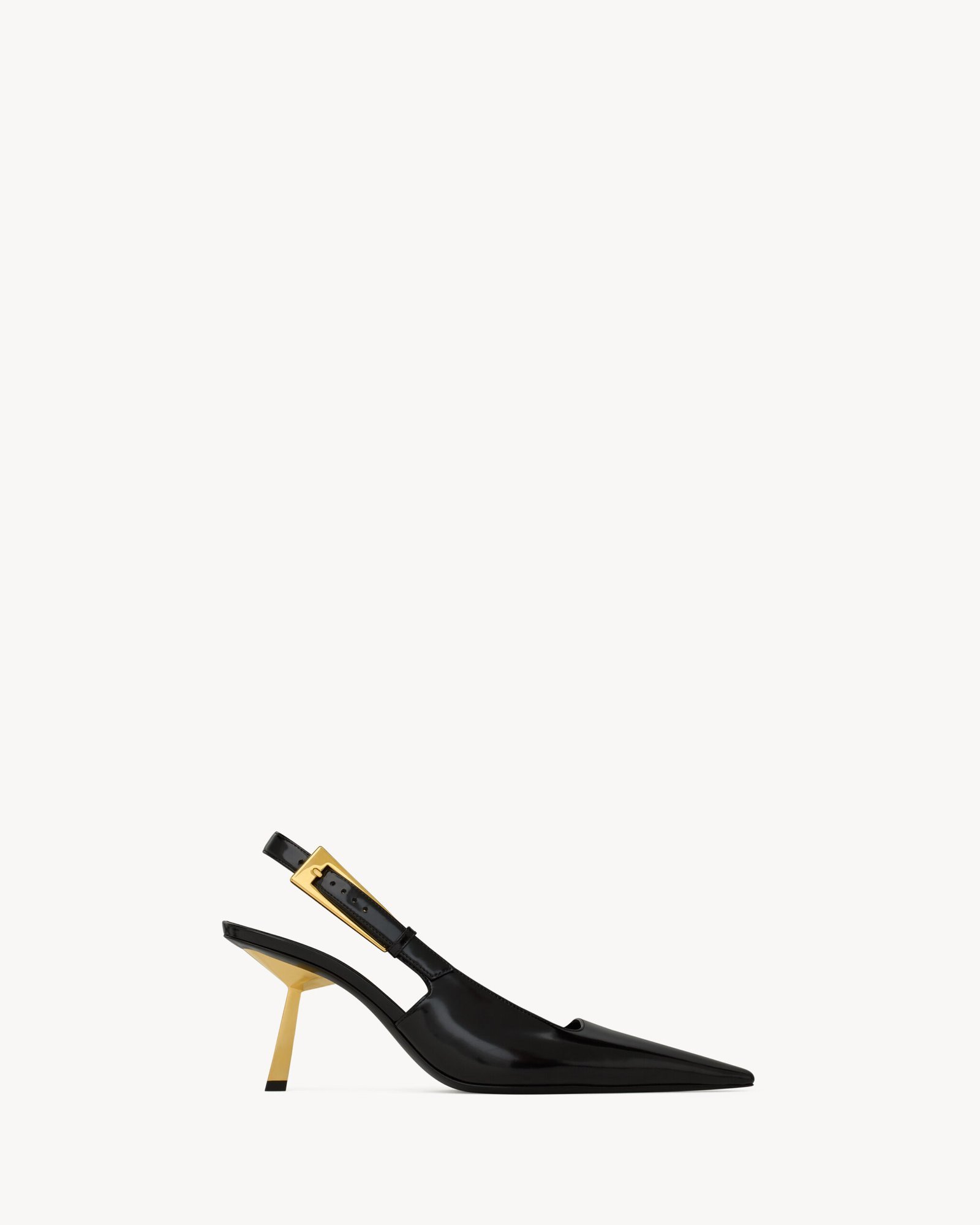 Saint Laurent LEE slingbacks en cuir glacé