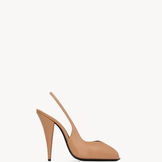 Saint Laurent PAGE slingbacks en cuir lisse