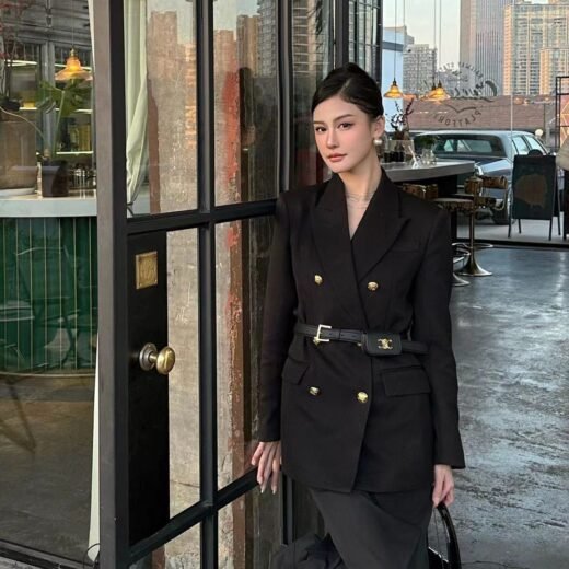 Celine Veste blazer femme Letters Line