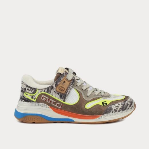 Gucci Baskets basses multi-couleurs en cuir Ultrapace – 35
