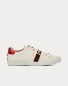 Baskets basses Gucci Ace en cuir blanc