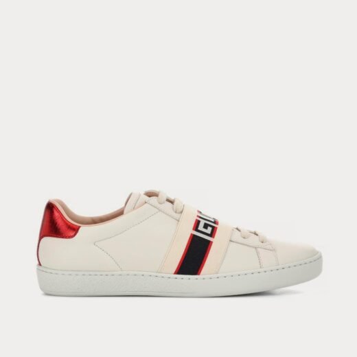 Gucci Baskets basses Ace en cuir blanc