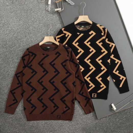 Fendi Pull en laine motif FF