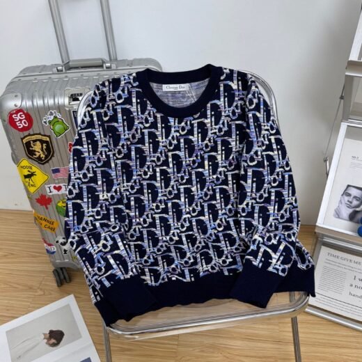 Dior Pull Homme – Monogram Bleu Marine
