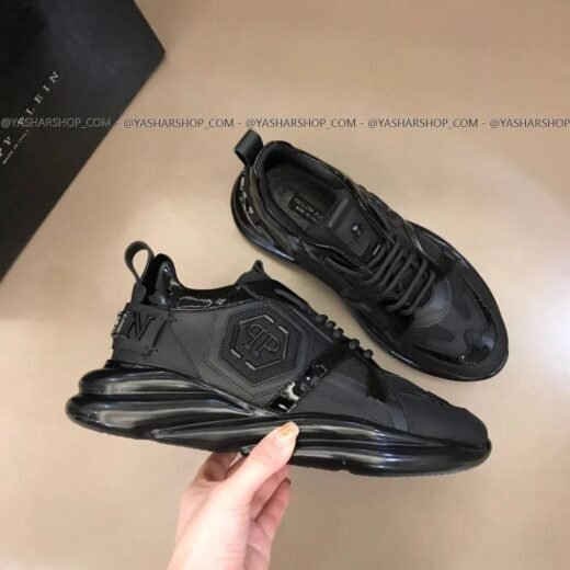 Philipp Plein BASKETS EN CUIR DE VEAU DE QUALITÉ SUPÉRIEURE