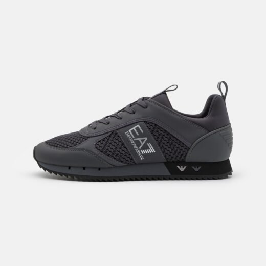 EA7 Emporio Armani LACES UNISEX - Baskets basses - asphalt grey/silver