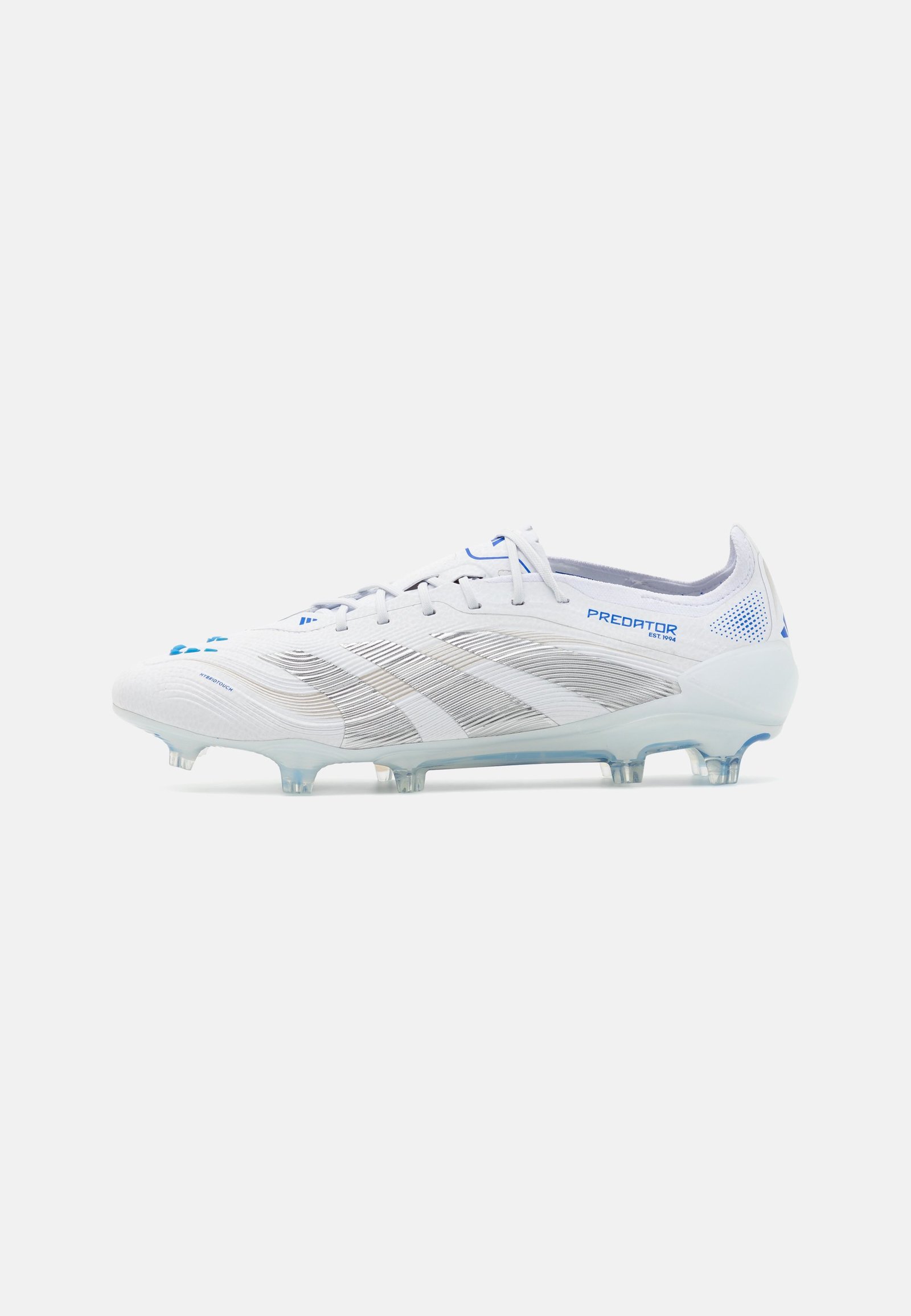 PREDATOR ELITE FIRM GROUND - Chaussures de football pour terrain sec - footwear white/silver metallic/bright royal
