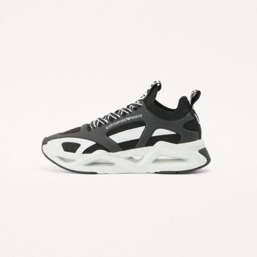 EA7 Emporio Armani INFINITY CAGE UNISEX - Baskets basses - black/white