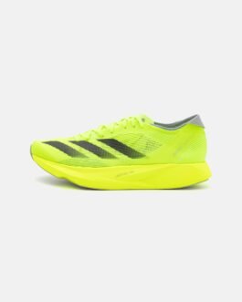 ADIZERO TAKUMI SEN 10 - Chaussures de running sur route - lucid lemon/core black/halo silver