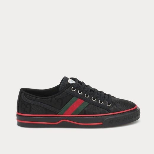 Gucci Baskets basses noires Off The Grid en jacquard GG – 35