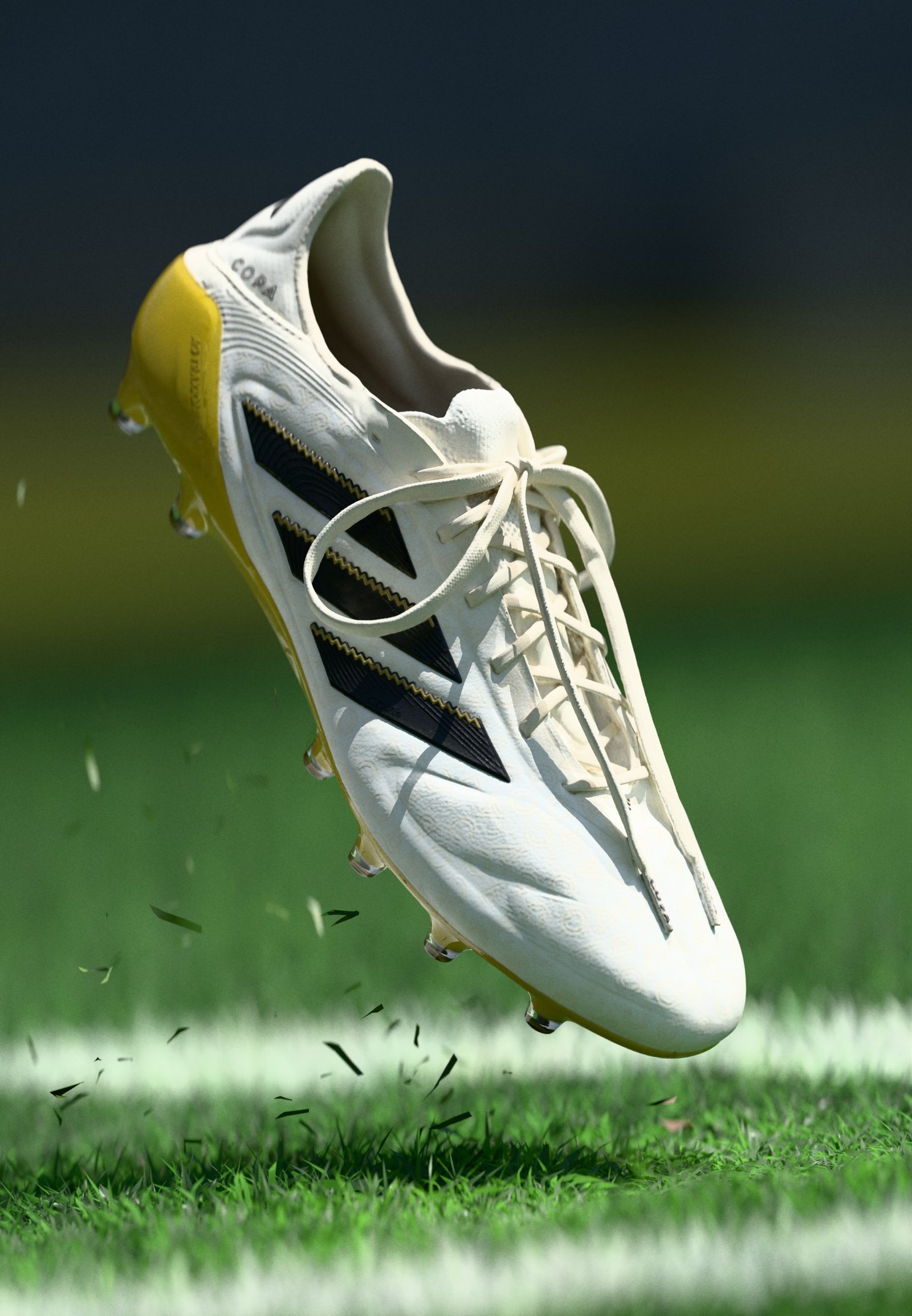 COPA PURE III ELITE AG - Chaussures de football pour gazon synthétique - metallic/core black/gold metallic