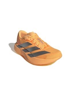 ADIZERO EVO SL W - Chaussures de running sur route - flash orange magic grey met iron met - flash orange magic grey met iron met