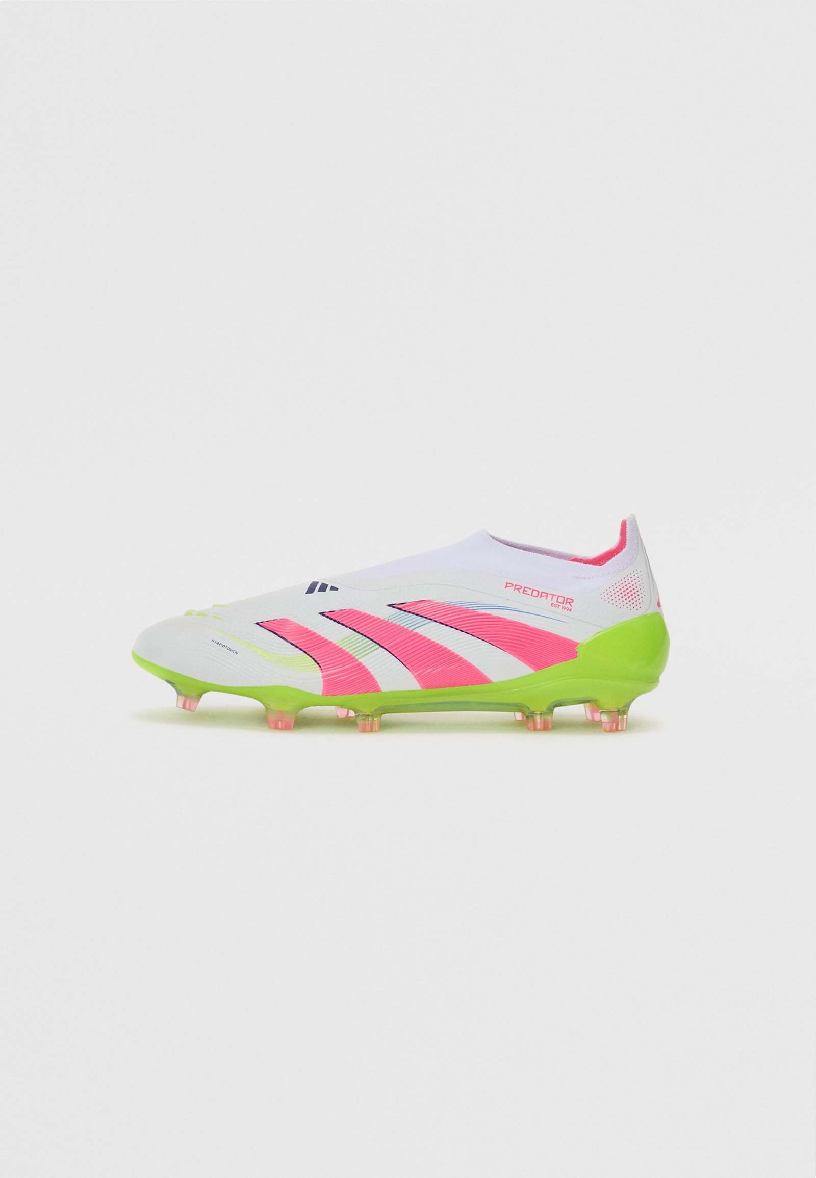 PREDATOR ELITE FIRM GROUND - Chaussures de football pour terrain sec - cloud white lucid pink lucid lemon - cloud white lucid pink lucid lemon
