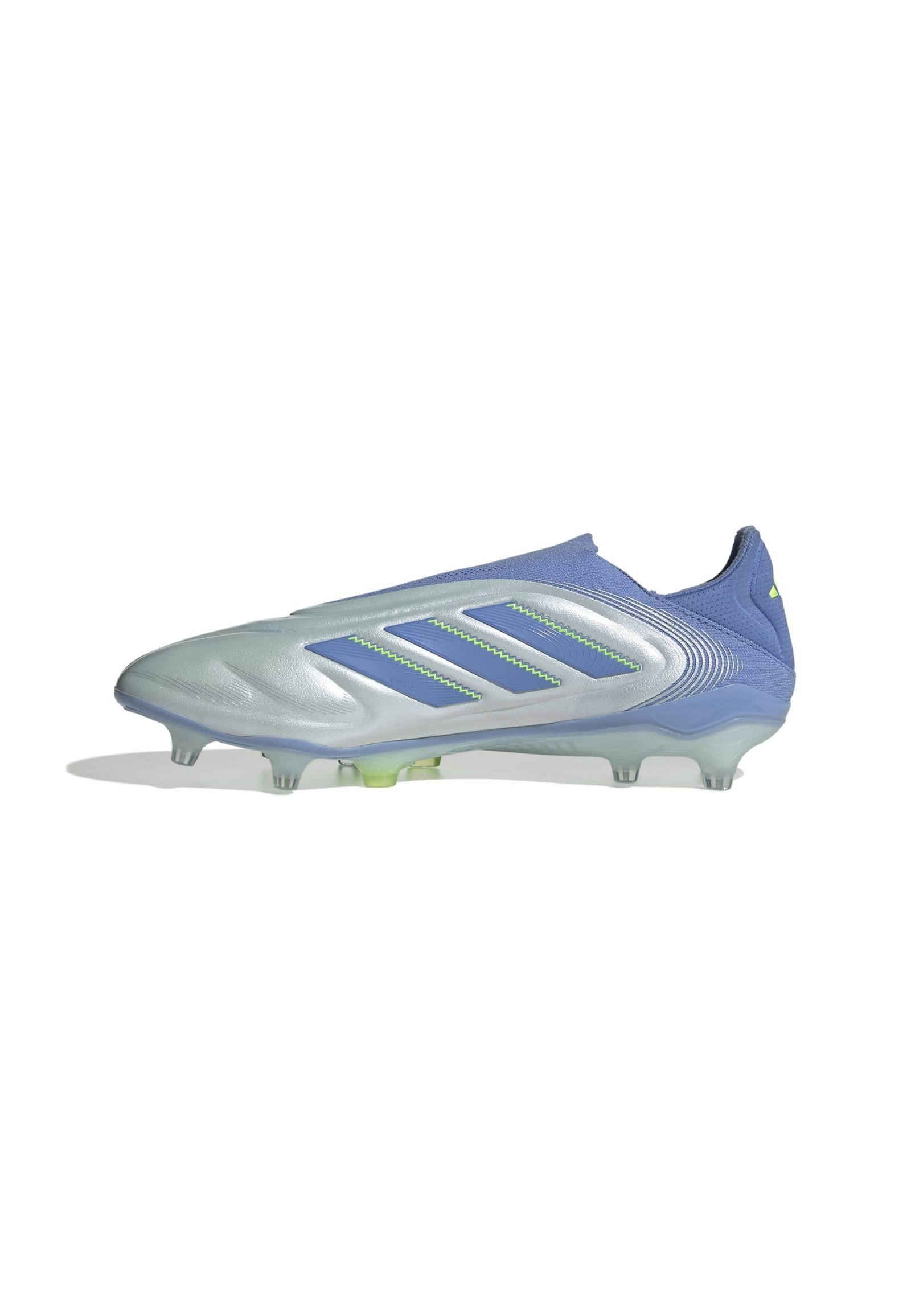 COPA PURE 3 ELITE LACELESS FIRM GROUND - Chaussures de football pour terrain sec - halo blue blue fusion lucid lemon - halo blue blue fusion lucid lemon