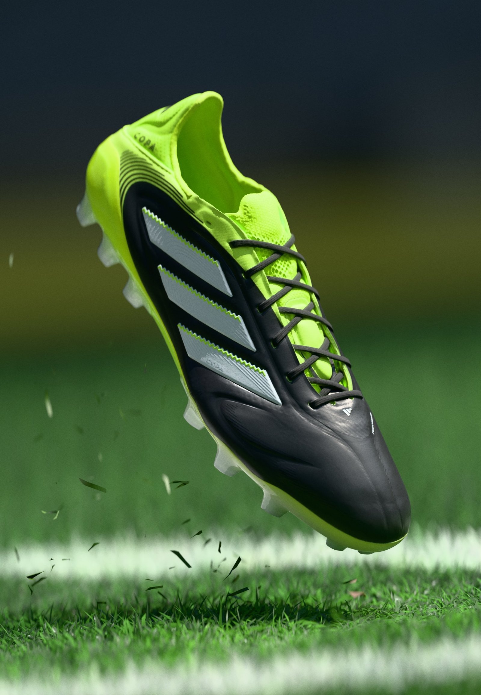 COPA PURE III ELITE 2G/3G AG - Chaussures de football pour gazon synthétique - core black/cloud white/lucid lemon