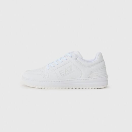 EA7 Emporio Armani SLASHER UNISEX - Baskets basses - full white/antartica