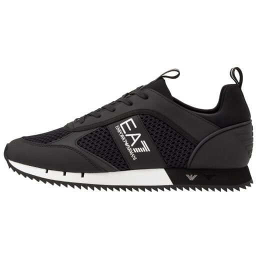 EA7 Emporio Armani LACES UNISEX - Baskets basses - black/white