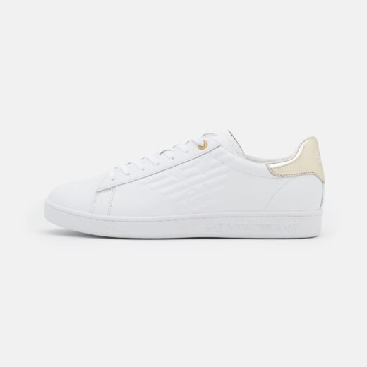 EA7 Emporio Armani UNISEX - Baskets basses - white/gold