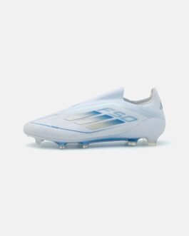 F50 ELITE LACELESS FIRM GROUND - Chaussures de football pour terrain sec - footwear white/pearl metallic