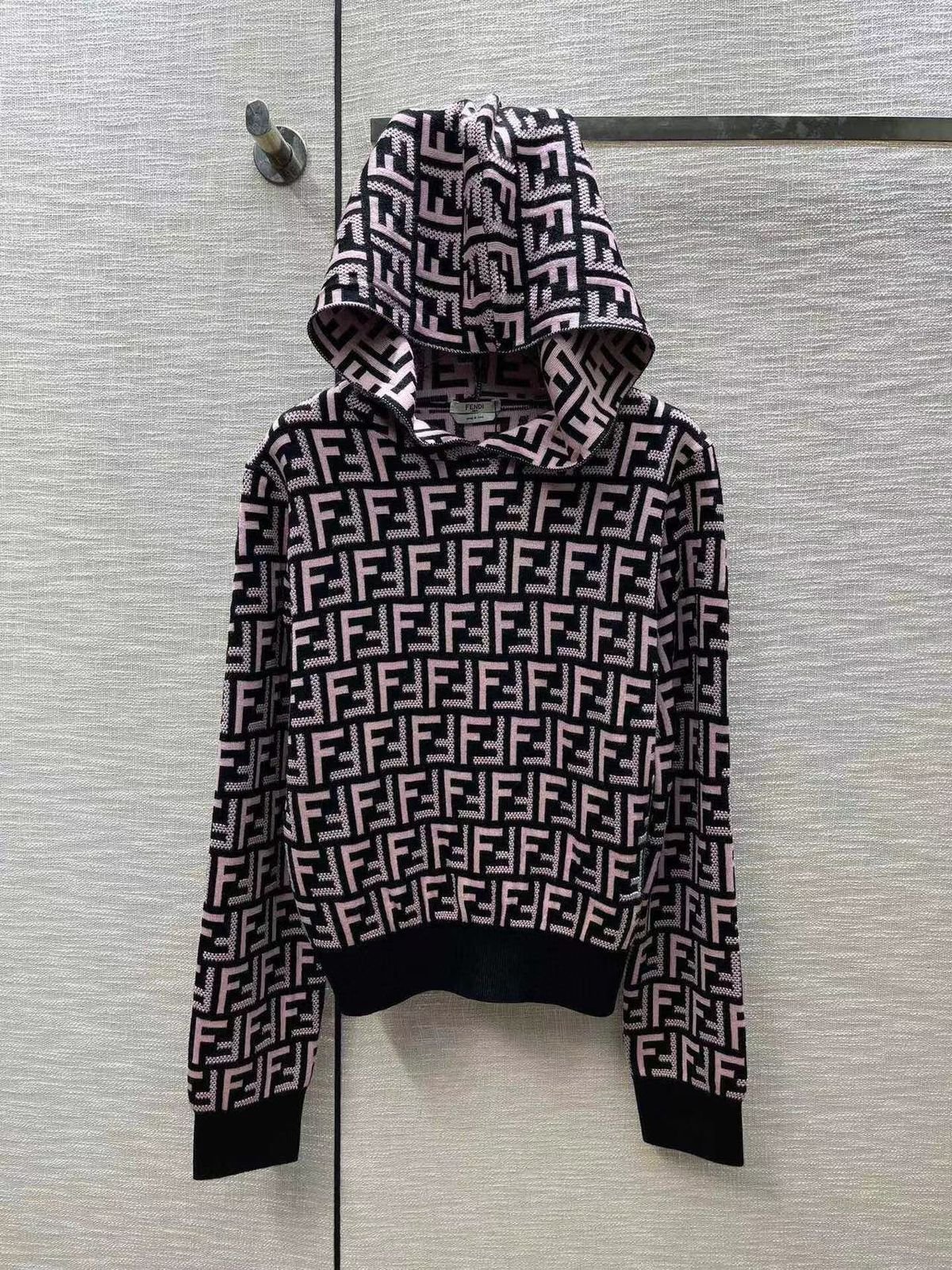 Sweat à capuche imprimé monogramme FENDI pour fille