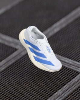 ADIZERO EVO SL W - Chaussures de running sur route - cloud white/blue fusion/off white