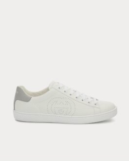 Baskets basses blanches en cuir New Ace de Gucci