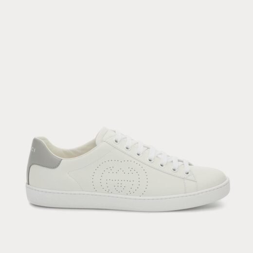 Gucci Baskets basses blanches en cuir New Ace de – 35
