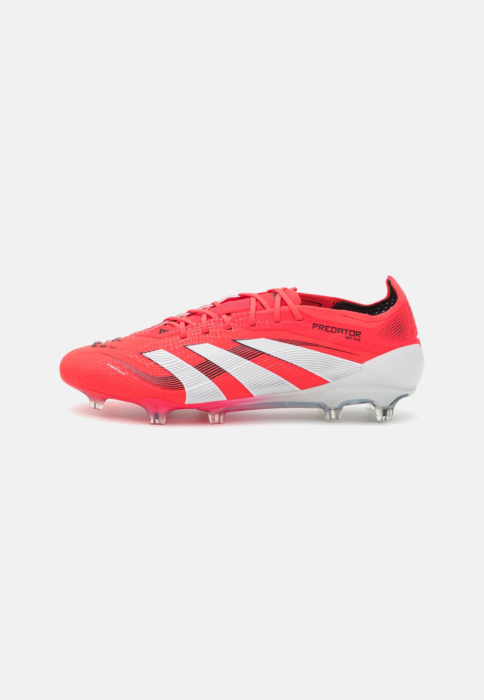 PREDATOR ELITE FIRM GROUND - Chaussures de football pour terrain sec - lucid red/footwear white/core black