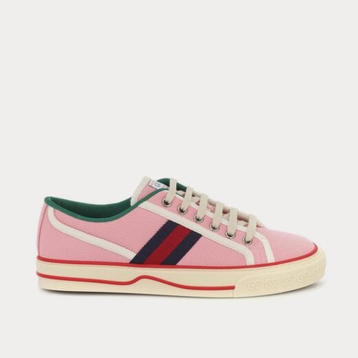 Gucci Baskets basses Tennis 1977 en toile Wild Rose – 35