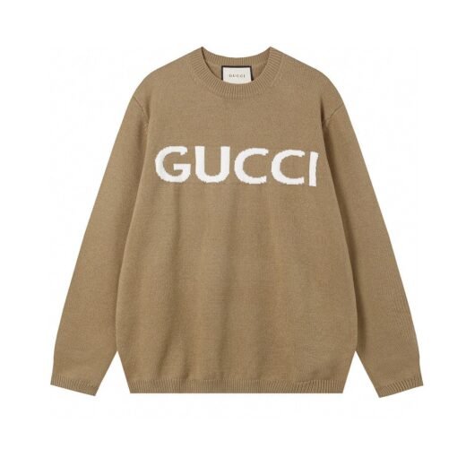 Gucci Pull en laine tricotée avec intarsia Gucci