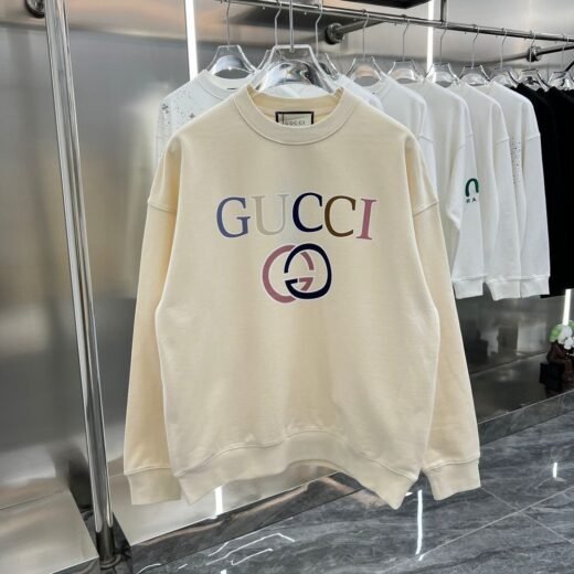 Gucci Sweat-shirt oversize multicolore à logo GG