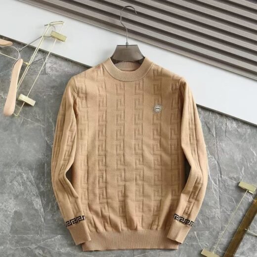 Versace Pull en maille Karligraphy