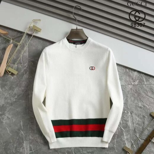 Gucci Pull à bretelles Web et logo brodé