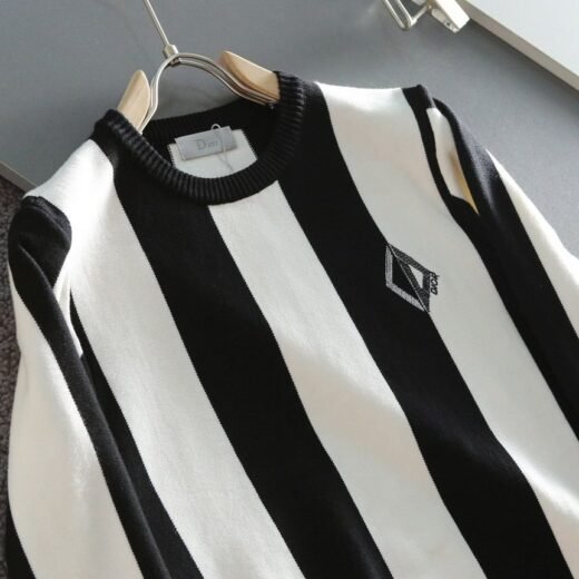 Dior Pull à rayures audacieuses