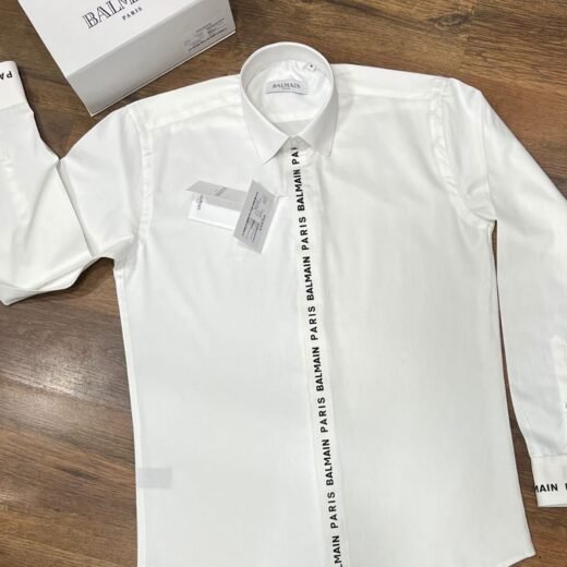 Balmain CHEMISE À RAYURES DE MARQUE PREMIUM POUR HOMME