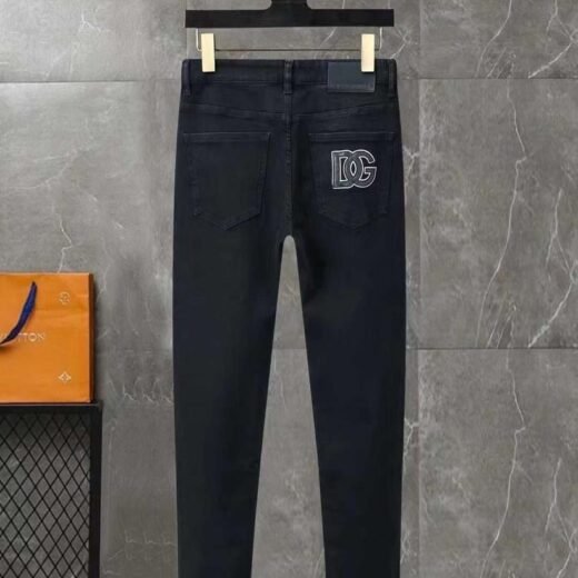 Dolce & Gabbana Jean avec logo brodé