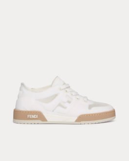 Baskets basses Fendi Match Mesh blanches