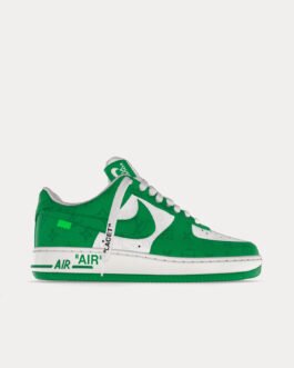 Baskets basses « Air Force 1 » de Virgil Abloh blanches et vertes