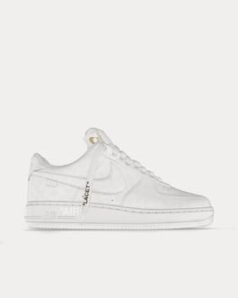 Baskets basses « Air Force 1 » de Virgil Abloh blanches/blanches/blanches