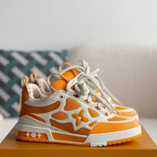 Louis Vuitton Baskets LV Trainer Maxi Jaune-Blanc